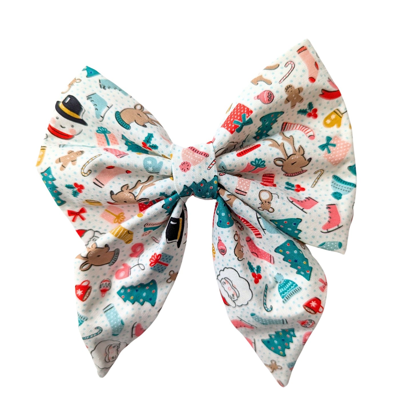 Holiday Decor Dog Bow